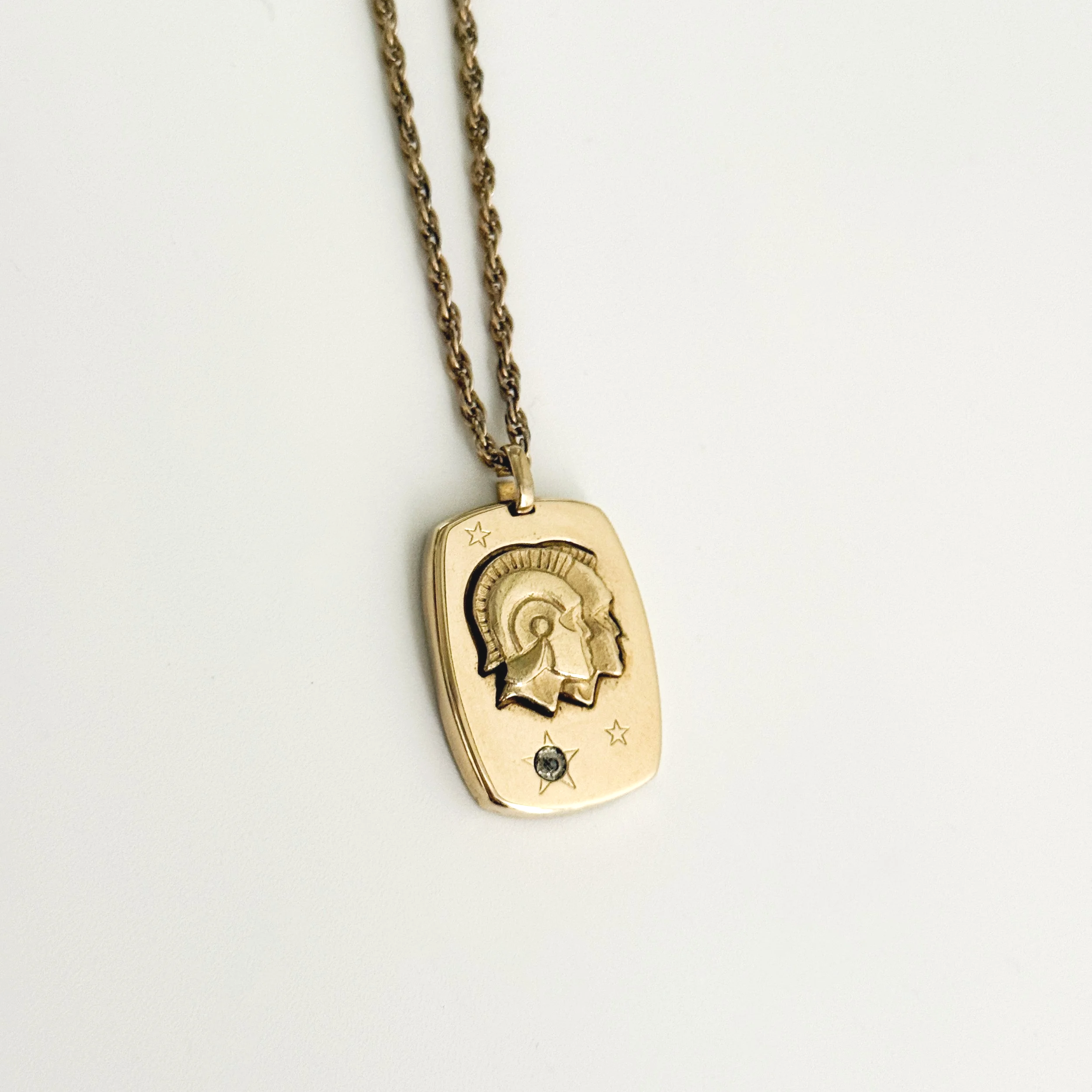 Gucci Sterling Silver Vintage Reworked Charm Necklace - Heart